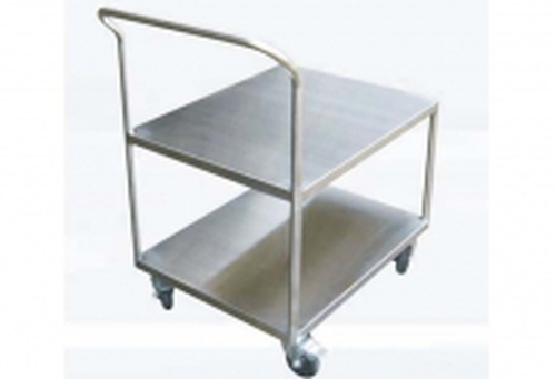 รถเข็นส่งของในห้องคลีนรูม Anti static stainless steel cart